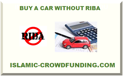 BUY A CAR WITHOUT RIBA